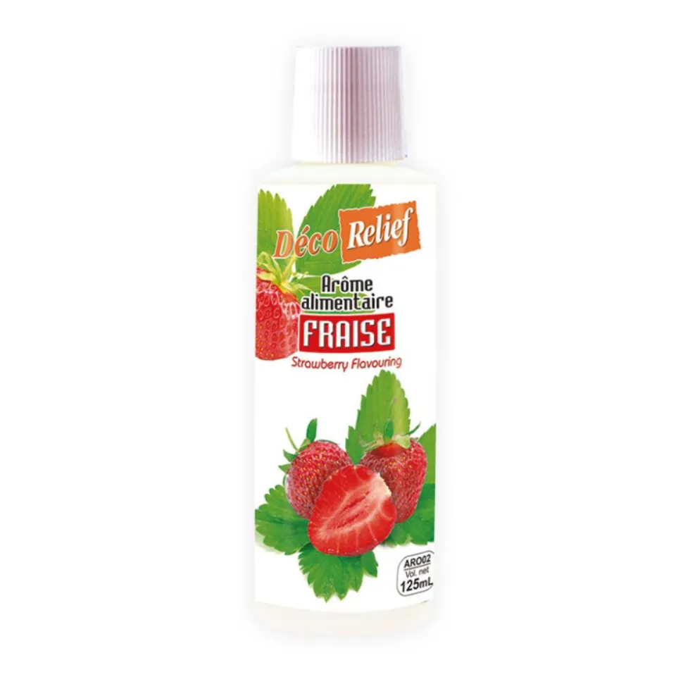 Arôme alimentaire concentré fraise pour pâtisserie - 125 ml