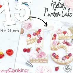 Atelier number cake - Gabarits, douilles, accessoires & recettes