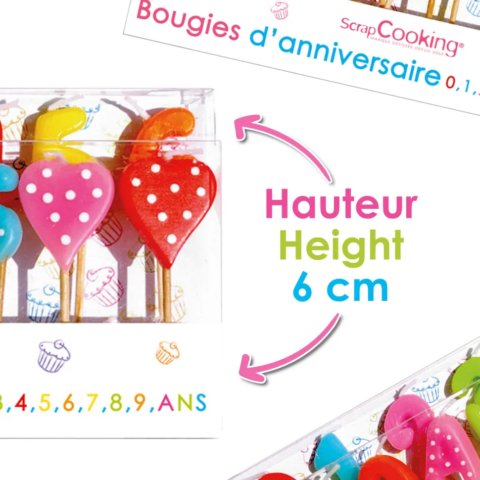 15 bougies 1,2,3 ans