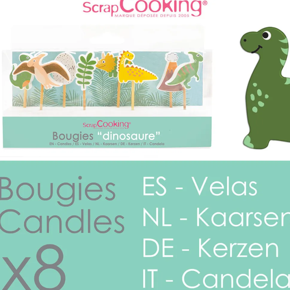 8 bougies dino
