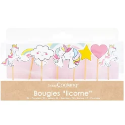 8 bougies licorne