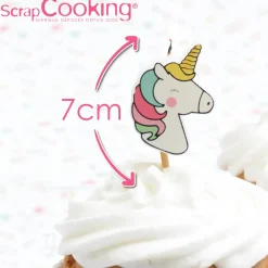 8 bougies licorne