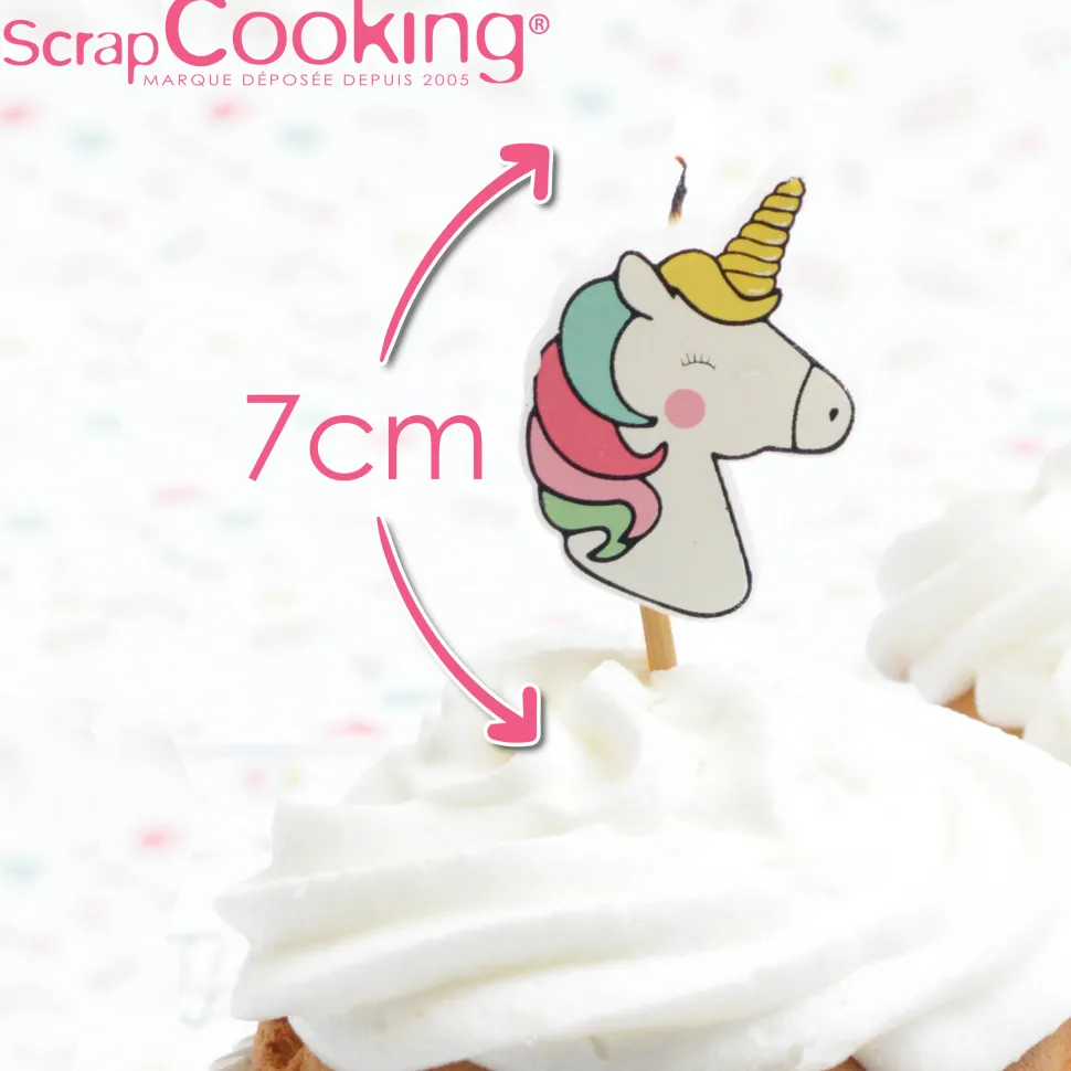 8 bougies licorne