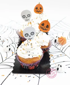 24 caissettes + 24 cake toppers Halloween