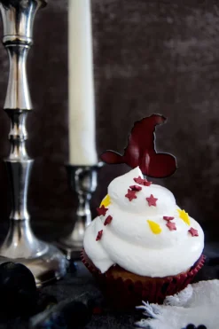 24 Caissettes + cake toppers Sorcier