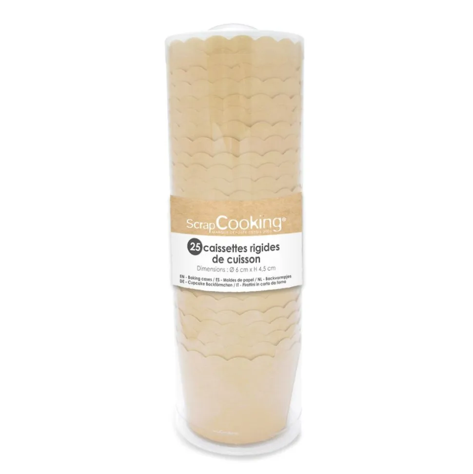 Caissettes de cuisson kraft x 25
