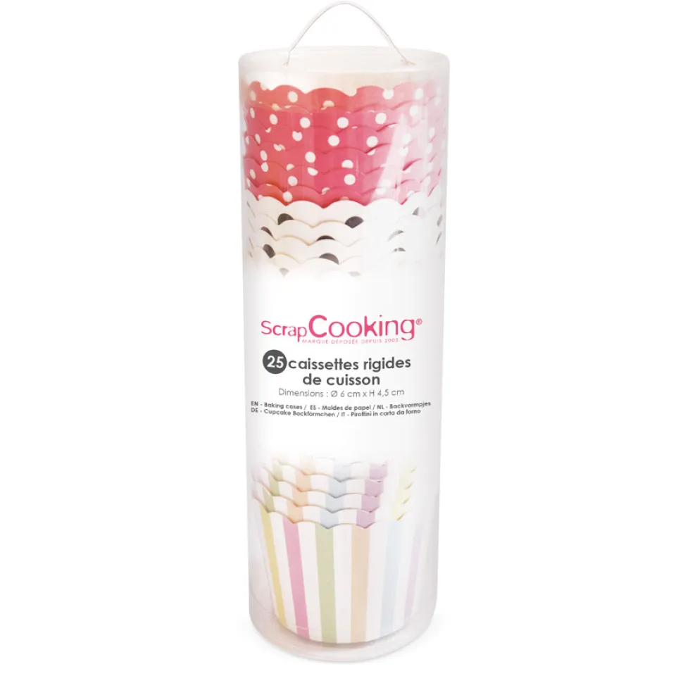Caissettes de cuisson motifs assortis x 25