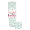 Caissettes de cuisson rosaces vert d'eau x 25