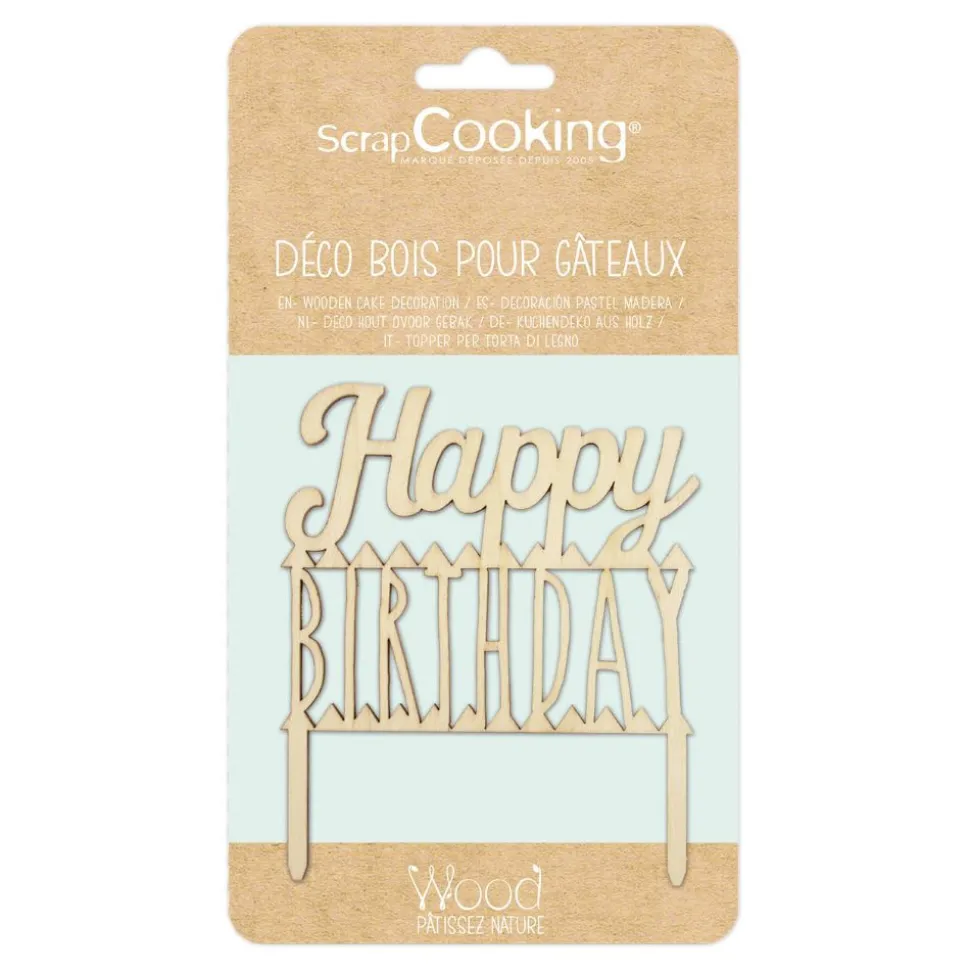 Cake topper bois Happy Birthday