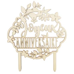 Cake topper bois Joyeux Anniversaire
