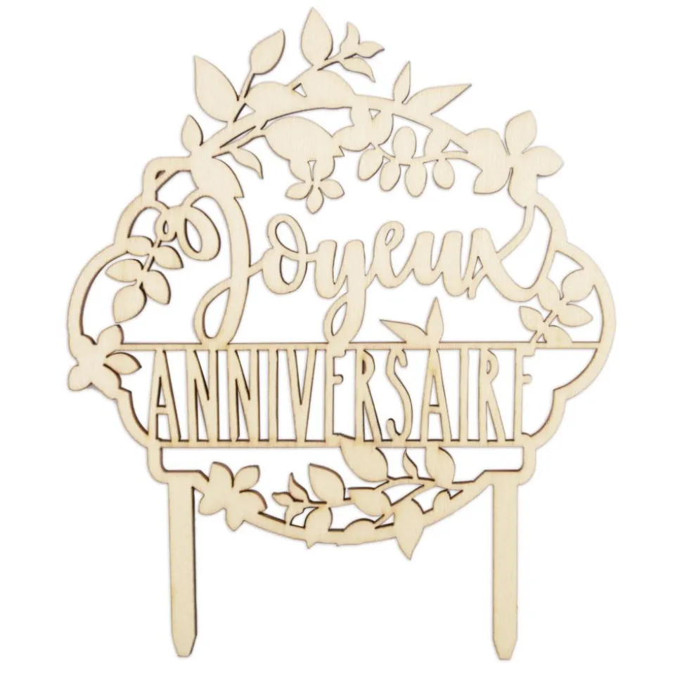 Cake topper bois Joyeux Anniversaire