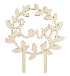 Cake topper bois Love