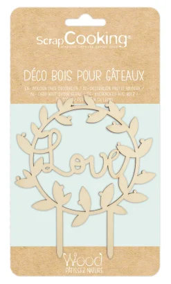 Cake topper bois Love