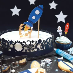 Cake topper led fusée