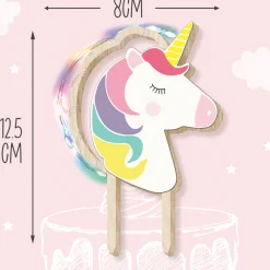 Cake topper led Licorne