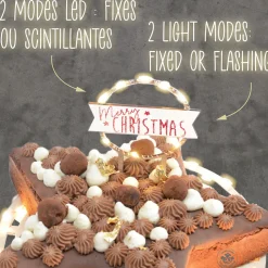 Cake topper led Merry Christmas