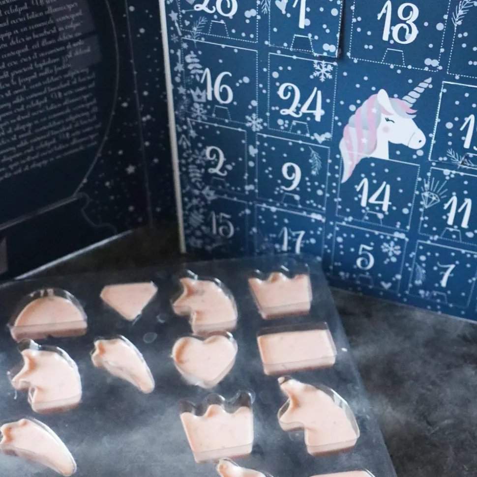 Calendrier de l'avent Licorne pour chocolat à remplir