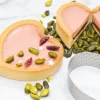 Cercles perforés à tartelettes cœurs x4