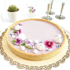 Cercle à tarte perforé extensible inox