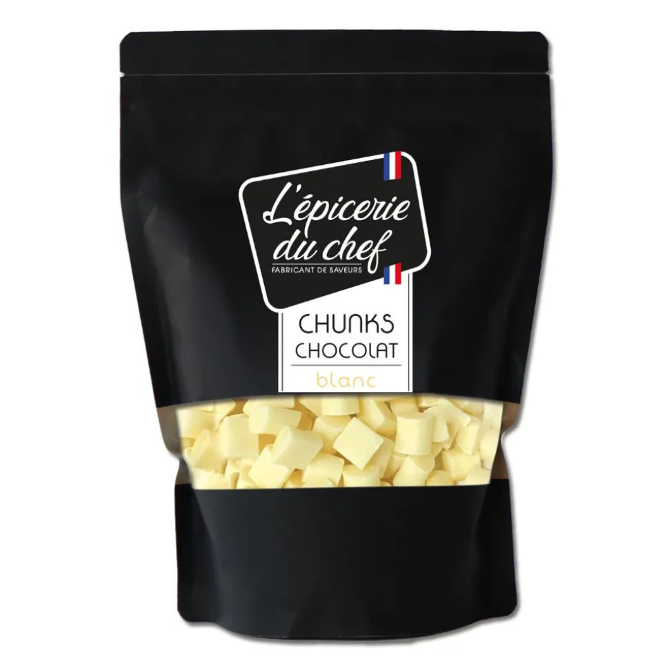 Chunks de chocolat blanc 500g
