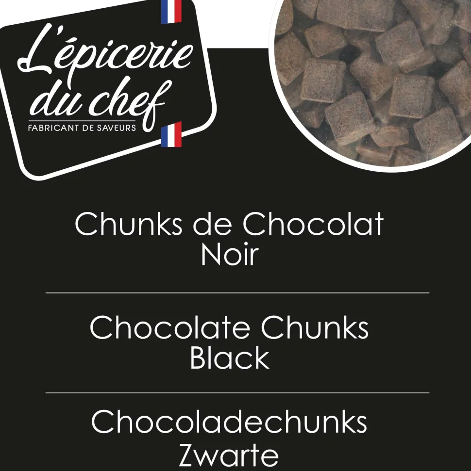 Chunks de chocolat noir 500g