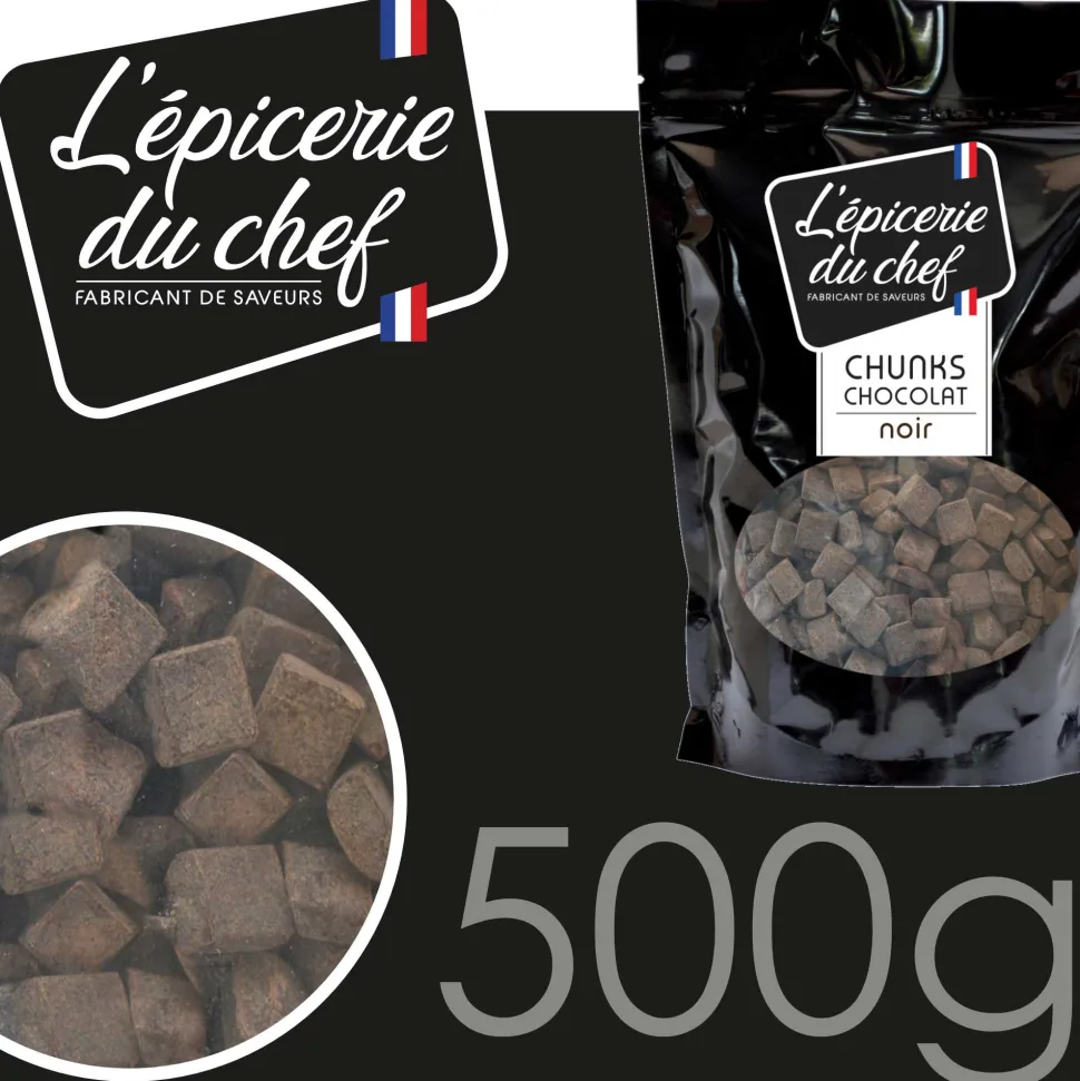 Chunks de chocolat noir 500g