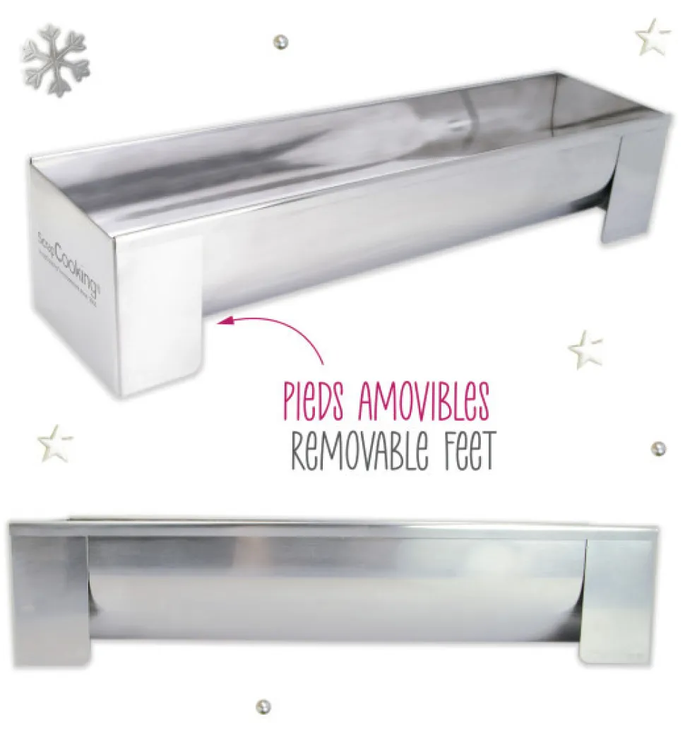 Coffret Bûche de Noël Inox - Moules bûche & Insert