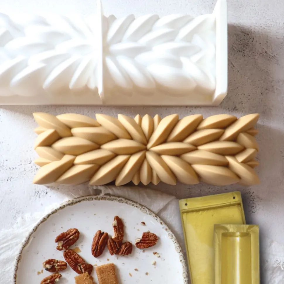 Coffret bûche de Noël Instant - Moules, insert, tapis & recettes