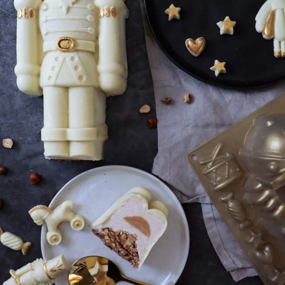 Coffret bûche et biscuits de Noël - Casse-Noisette