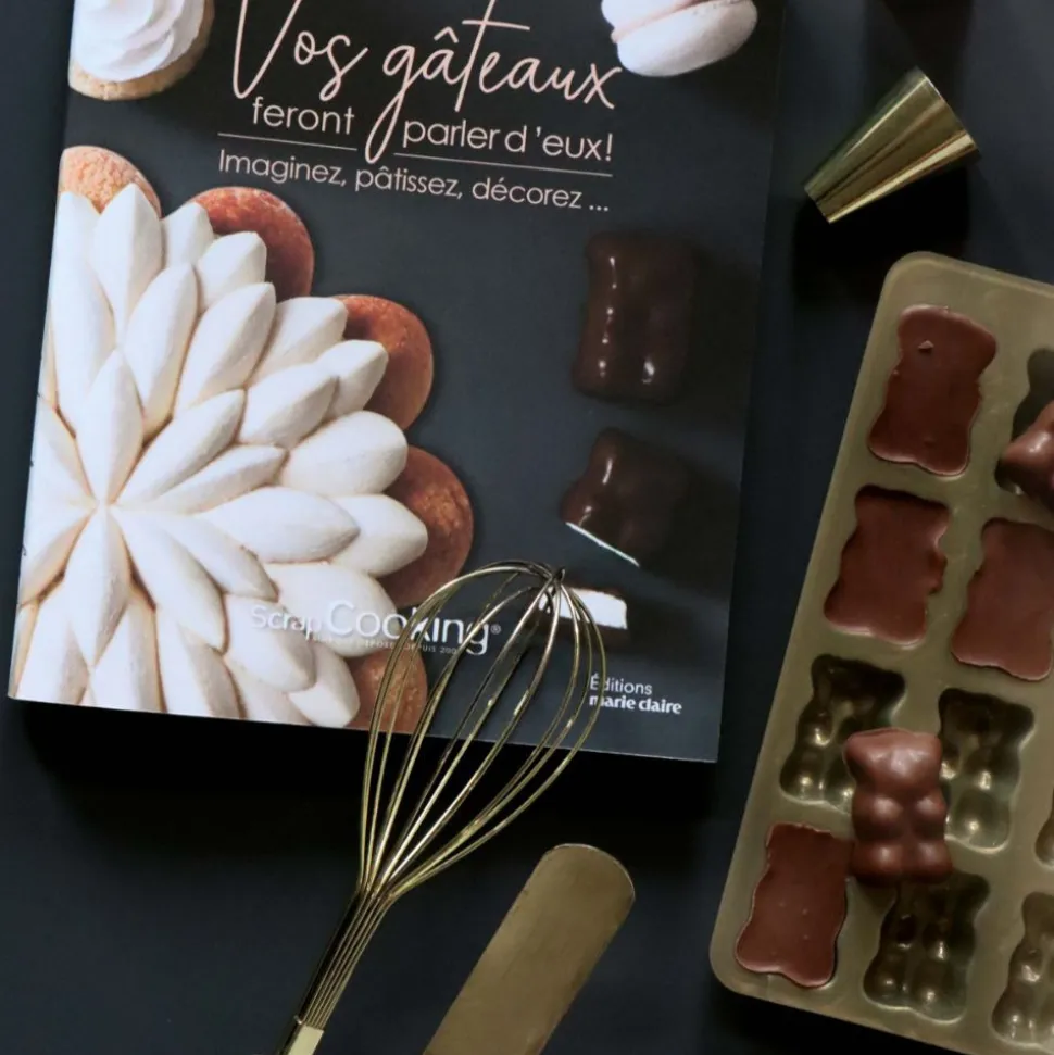Coffret cadeau pâtisserie à offrir - livre & ustensiles