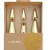 Coffret 6 douilles dorées