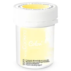 Colorant alimentaire en poudre - jaune pastel