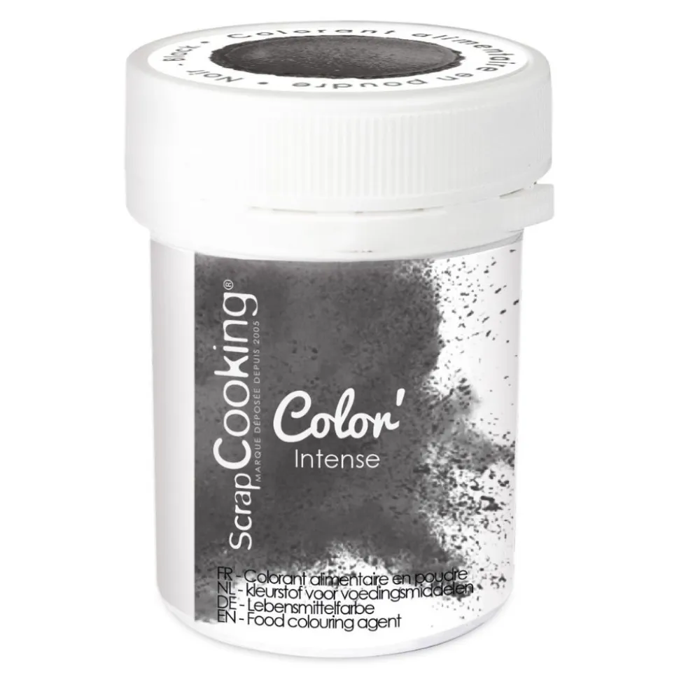 Colorant alimentaire en poudre - noir