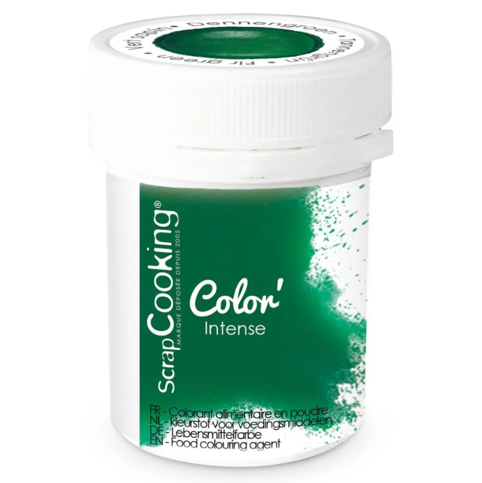Colorant alimentaire en poudre - vert sapin