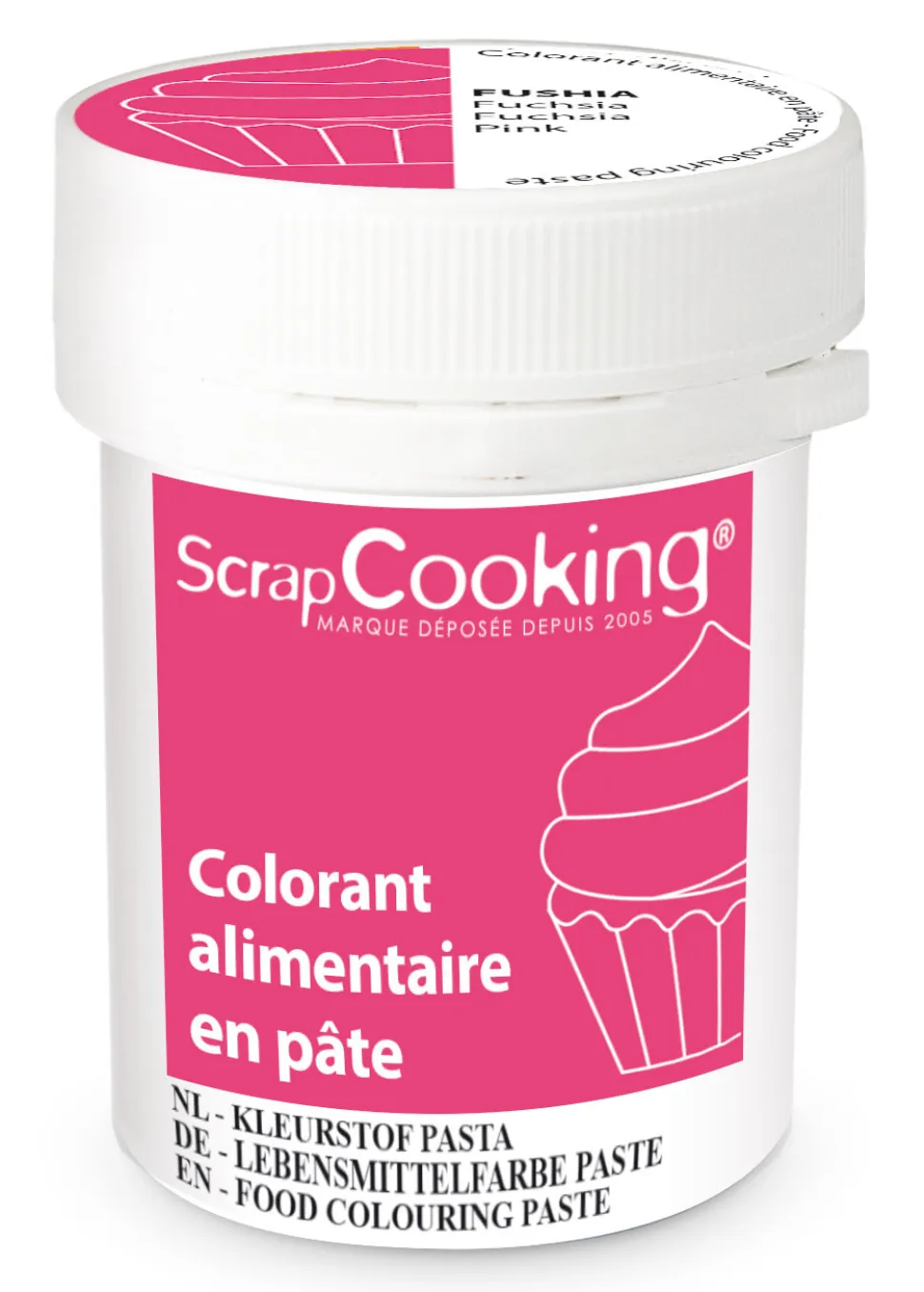 Colorant alimentaire en pâte fuchsia 20g