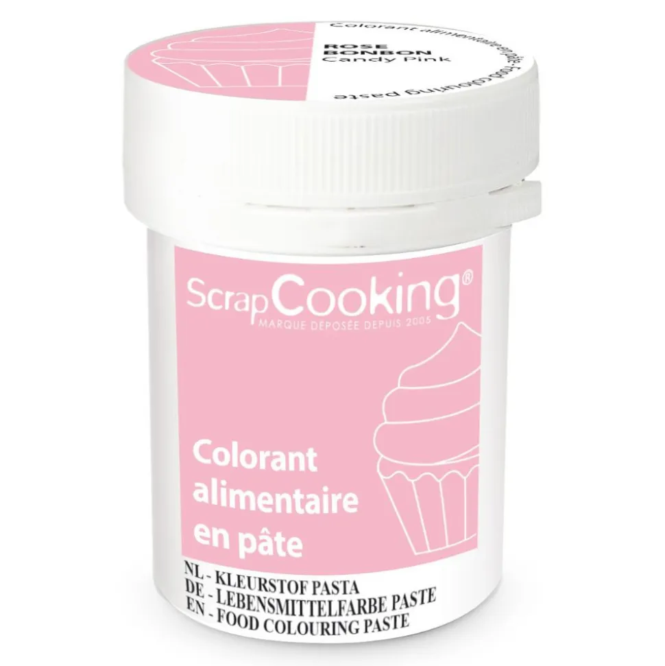 Colorant alimentaire en pâte rose bonbon 20g