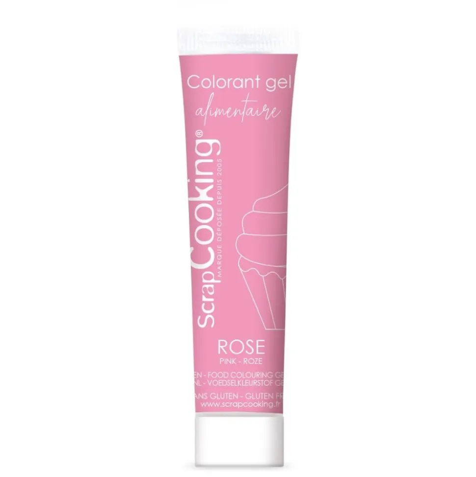 Colorant gel alimentaire rose 20 gr
