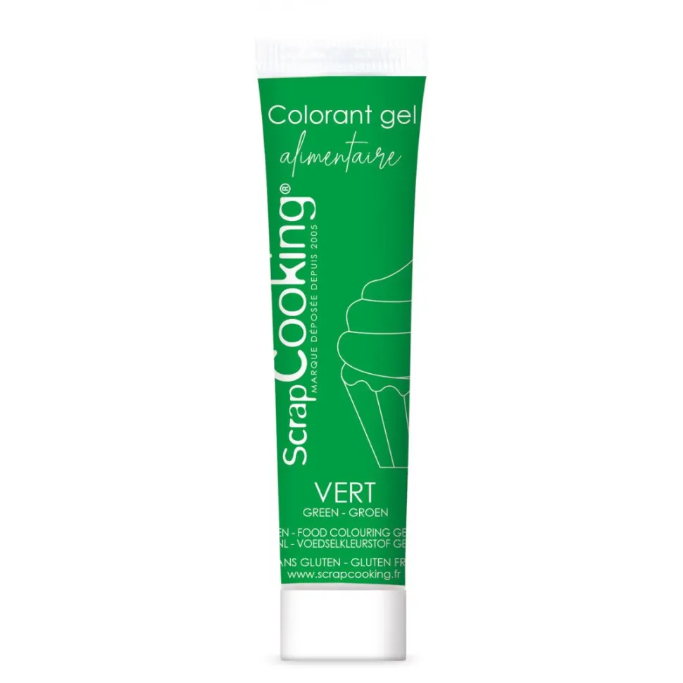 Colorant gel alimentaire vert 20 gr