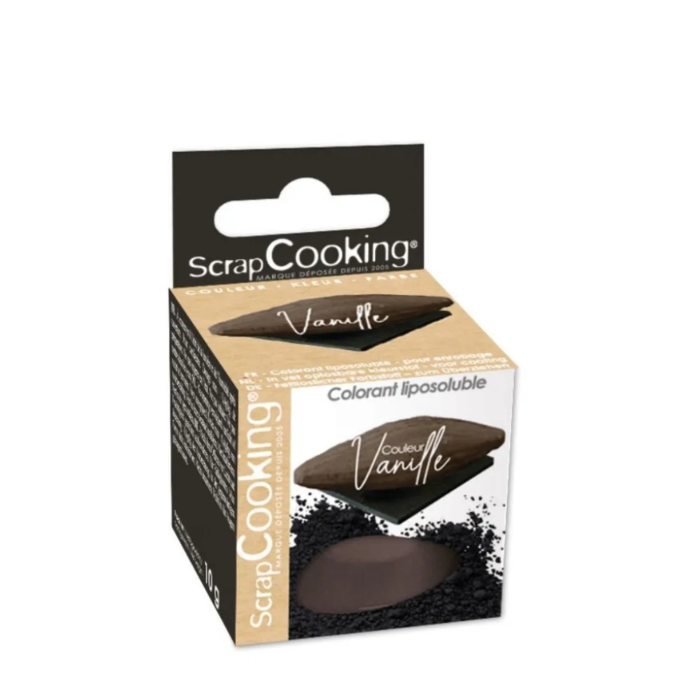 Colorant liposoluble poudre couleur gousse de vanille 10g