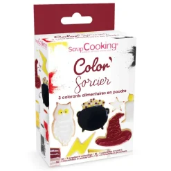 3 colorants artificiels poudre Sorcier