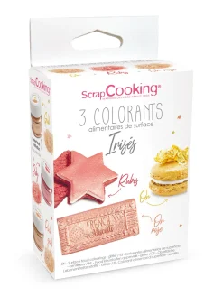 3 colorants de surface irisés 3 x 5 gr