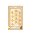 Déco Etoiles dorées pâte d'amande