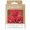 Décors azyme roses royales rouges x3