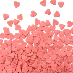 Décors sucrés cœurs rouges 55g