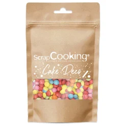 Décors sucrés dragées choco multicolores 75g