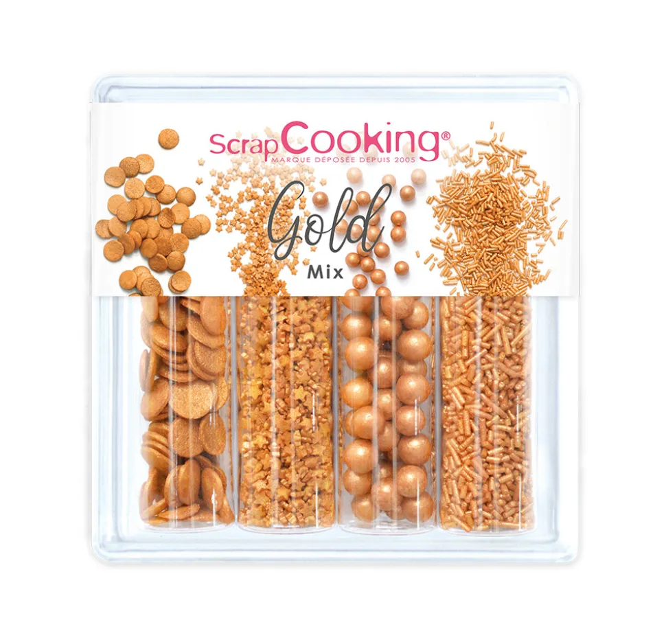 Décors sucrés Gold mix 62g