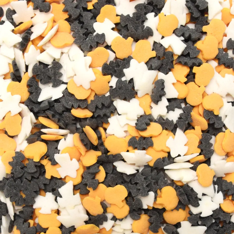 Décors sucrés Halloween – Citrouilles, fantômes et chauve-souris