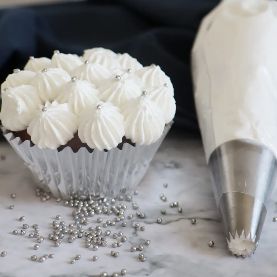 Décors sucrés mini-billes argentées 80g