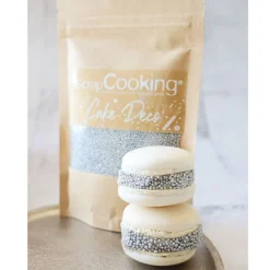 Décors sucrés mini-billes argentées 80g