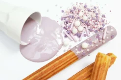 Décors sucrés mix rods lilas 70g